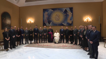 Audiencia del Papa Francisco al consejo rector de COVIRAN