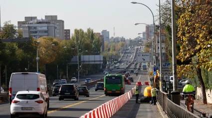 ASÍ SE ENCUENTRA EN ESTOS MOMENTOS LAS OBRAS PARA SOTERRAR LA A-5