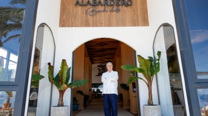 Luis de Lezama en 'La Taberna del Albardero' en San Pedro de Alcántara, Marbella