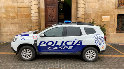 Vehículo de la Policía Local de Caspe