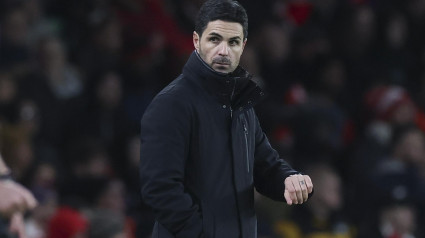 Mikel Arteta, entrenador del Arsenal EFE/EPA/ANDY RAIN