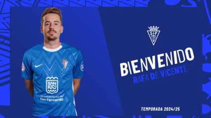 Rafa de Vicente, jugador del San Fernando, en COPE