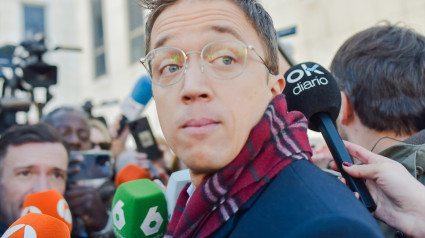 Iñigo Errejón a su llegada a los juzgados de Plaza de Castilla