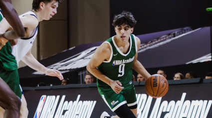 Óscar Siquier en la Academia NBA