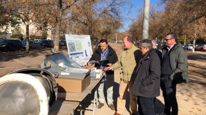 Visita a la zona del concejal de Mantenimiento, Francisco Almohalla