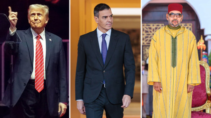 Trump, Sánchez, Mohamed VI