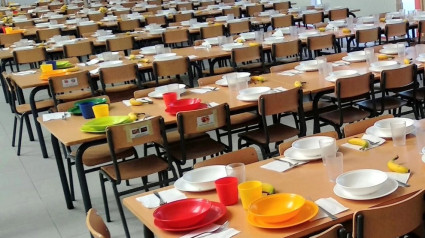 Imagen de un comedor escolar.