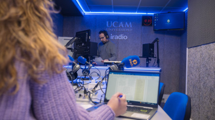 Estudio de Radio del Campus de la UCAM en Murcia