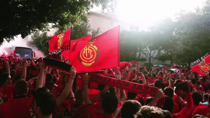 Imagen de un recibimiento al RCD Mallorca