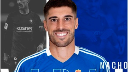 Nacho Vidal, nuevo jugador del Real Oviedo