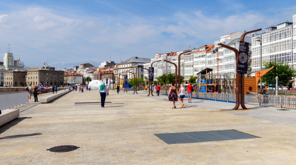 Avenida de La Marina, en A Coruña