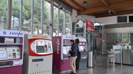 Imagen de la estación de Cercanías de la avenida Goya.