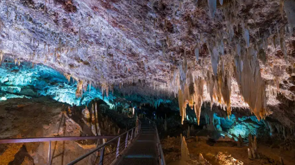 Interior de la cueva de "El Soplao"