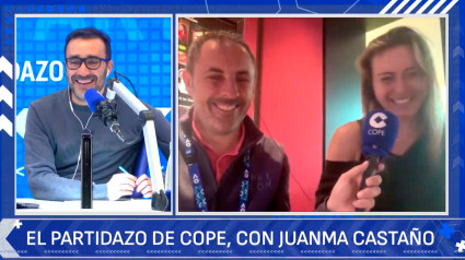 Un momento de la entrevista a Paula Badosa desde Australia en El Partidazo de COPE