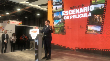 Alfonso Fernández Mañueco, presidente de Castilla y León presenta la oferta turística en FITUR