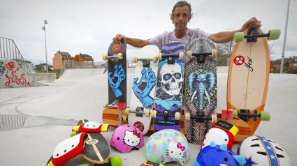 Quique da clases de skate en La Mariña de Lugo y el Occidente Astur