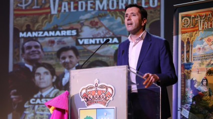 Santiago Villena, alcalde de Valdemorillo, en El Albero