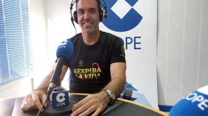 Javier Pérez Pallarés, en los estudios de COPE