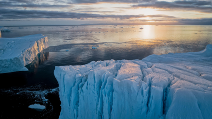 Un iceberg podría chocar con la isla británica en Georgía del Sur