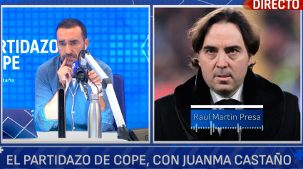 Juanma Castaño entrevista a Martín Presa, presidente del Rayo Vallecano, en El Partidazo de COPE