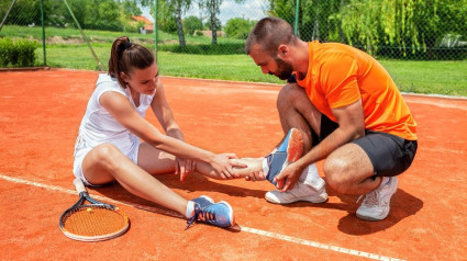 Las lesiones en el pie son muy frecuentes en el tenis