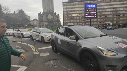 FOTO TAXISTAS BILBAO