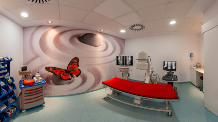 Sala en la Clínica Vascular del Doctor Pedro Villabella