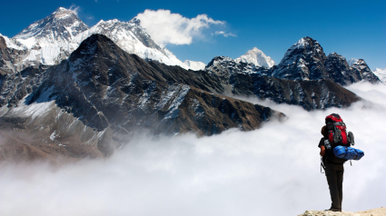 Vista del Monte Everest desde Gokyo, Nepal