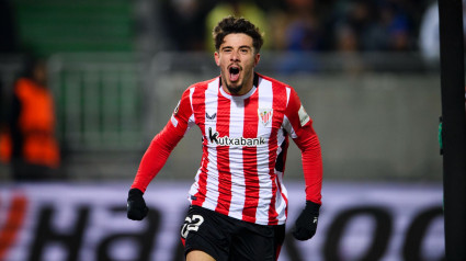 Nico Serrano con el Athletic Club