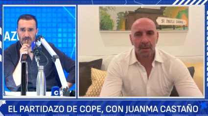 Juanma Castaño entrevista a Monchi, director deportivo del Aston Villa, en El Partidazo de COPE