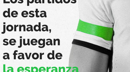 Cartel de la campaña "Brazaletes por la esperanza"