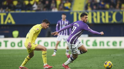 Amallah, durante el encuentro ante el Villarreal