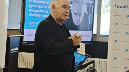 Ferran Adrià en el Centro Integrado Público de Formación Profesional Costa de Azahar COSDA de Castellón