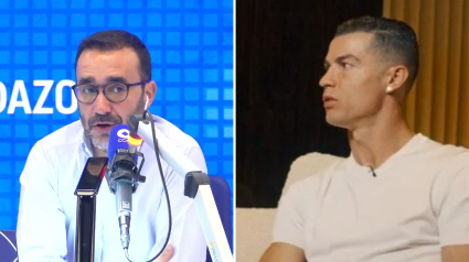 Juanma Castaño y Cristiano Ronaldo