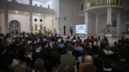 Los jóvenes de Ucrania con el Papa