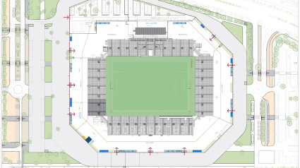 El Estadio modular comenzará a levantarse en marzo y estará terminado en junio