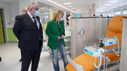 Visita del consejero de Sanidad Alejandro Vázquez al Hospital Santa Bárbara de Soria