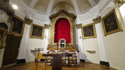 Interior de la ermita de Las Mártires