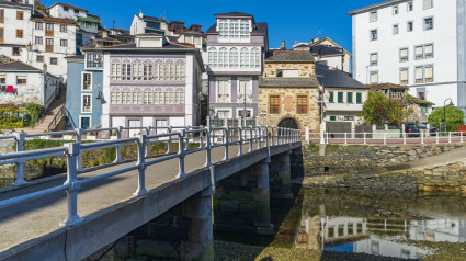 Puente del Beso en la ciudad asturiana de Luarca