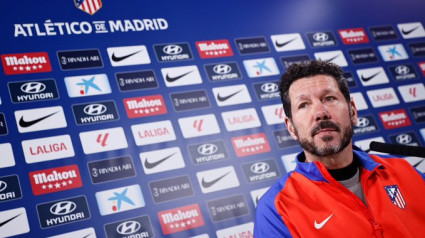 Diego Pablo Simeone, en rueda de prensa