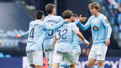 El Celta igualó el partido gracias a un tanto de Javi Rodríguez.