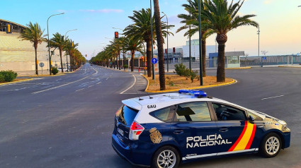 Vehículo de la Policía Nacional de Huelva