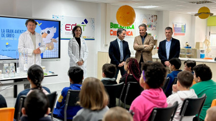 Presentación de la campaña escolar 'Bebe agua con Grifo'