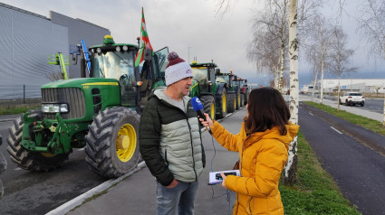 COPE Euskadi se desplaza a Jundiz para cubrir las primeras tractoradas del año