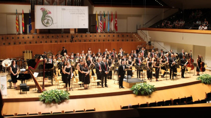 La Banda de Música Santádega de Coles, una de las participantes en este concierto solidario