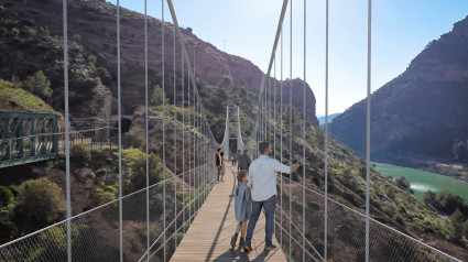 Este es el paraje natural que contará con un puente único en España: solo es posible montarlo con ayuda de helicópteros