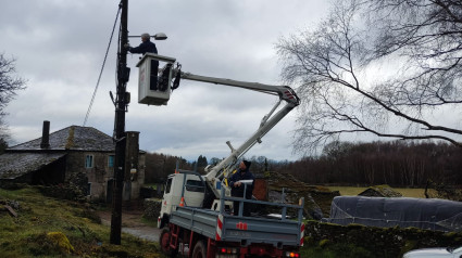 Oscar y Juan /Brigada eléctrica de Lugo