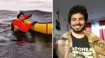 Adrián, tragado y escupido por una ballena en Chile: "Entendí que algo me tenía en su boca y pensé que me había comido"