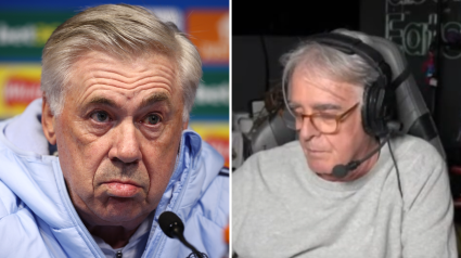 Carlo Ancelotti y Siro López