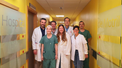 Equipo de Cirugía y Radiología del Hospital Santa Ana de Motril